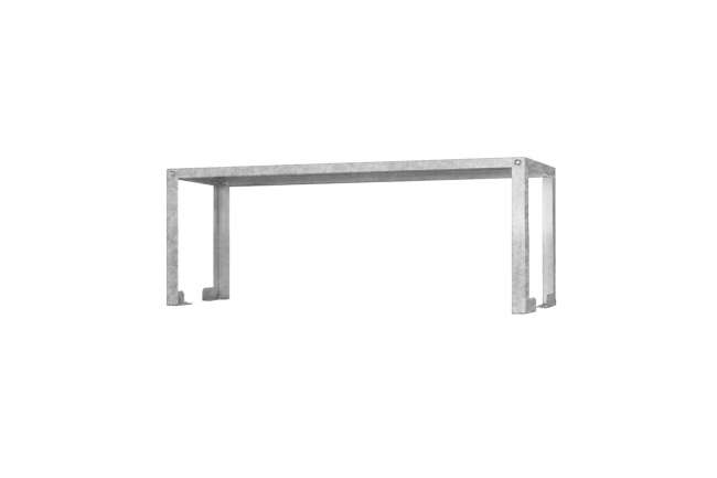 Полка-надстройка настольная ПННб - 1500*300*400 "Base", цинк, 1 уровень